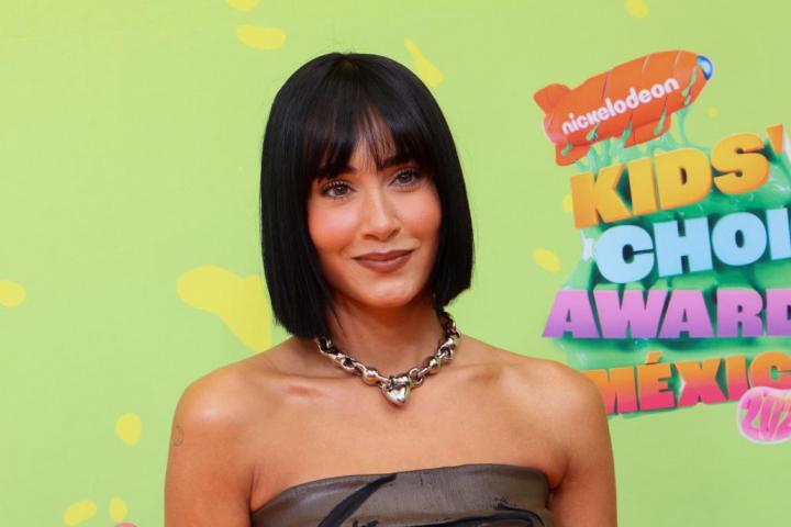 La cantante Aitana Ocaña en los Kid's Choice Awards en México en 26 de agosto de 2023.