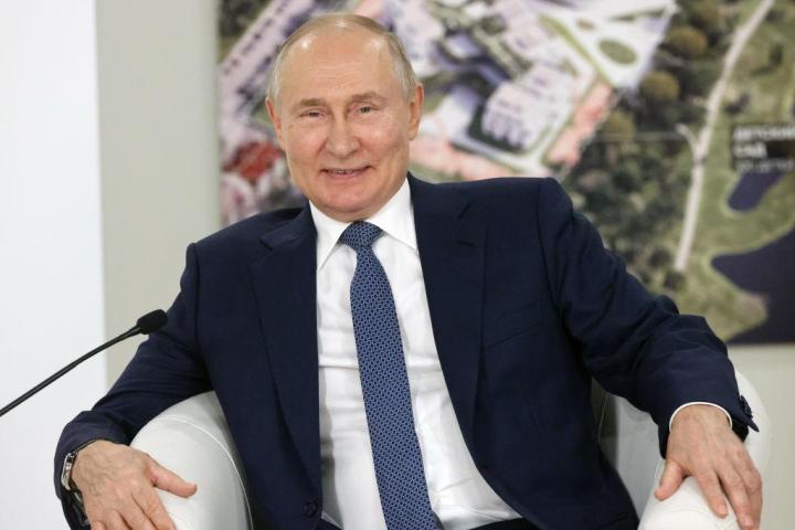 El presidente de Rusia, Vladímir Putin, sonríe en una imagen de archivo