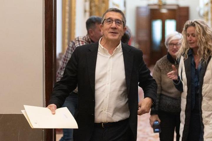 El portavoz parlamentario del PSOE en el Congreso, Patxi Lopez, en una imagen de archivo.