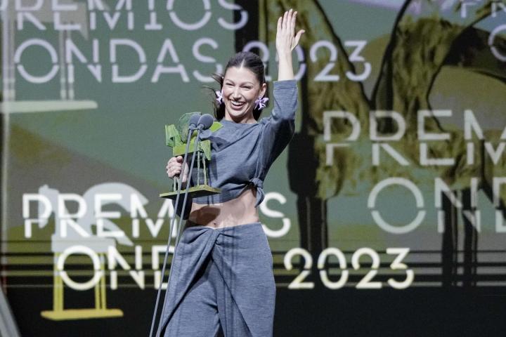 La actriz Úrsula Corberó, durante los Premios Ondas entregados este 22 de noviembre en Barcelona.