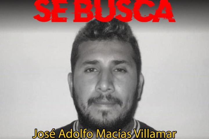 Imagen tomada de la cuenta en X de las Fuerzas Armadas de Ecuador que muestra el cartel de requerimiento de José Adolfo Macías Villamizar, alias Fito.