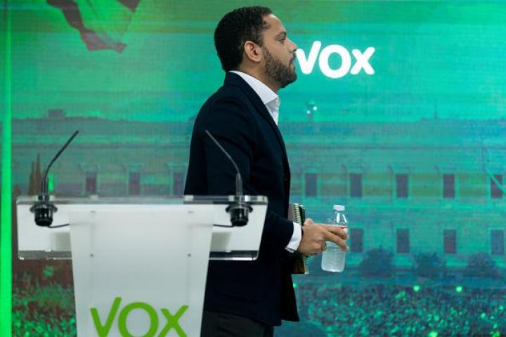 El vicepresidente de Vox, Ignacio Garriga, en una imagen de archivo.