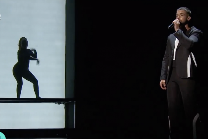 Un momento de la actuación de St. Pedro en el Benidorm Fest.