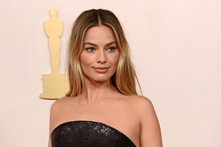 Margot Robbie, en los Premios Oscar 2024.