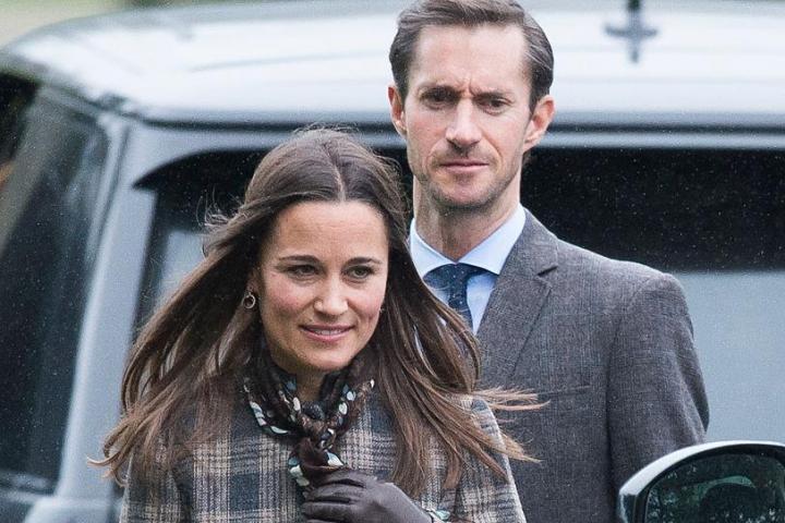 Pippa Middleton y James Matthews en diciembre de 2016.
