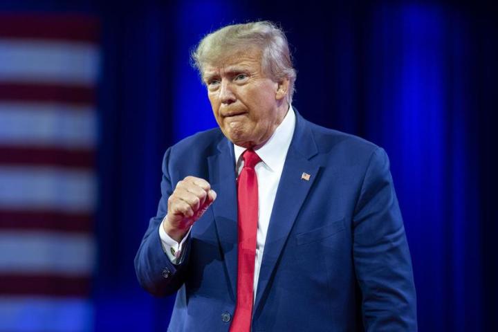 Donald Trump en un acto del Partido Republicano.