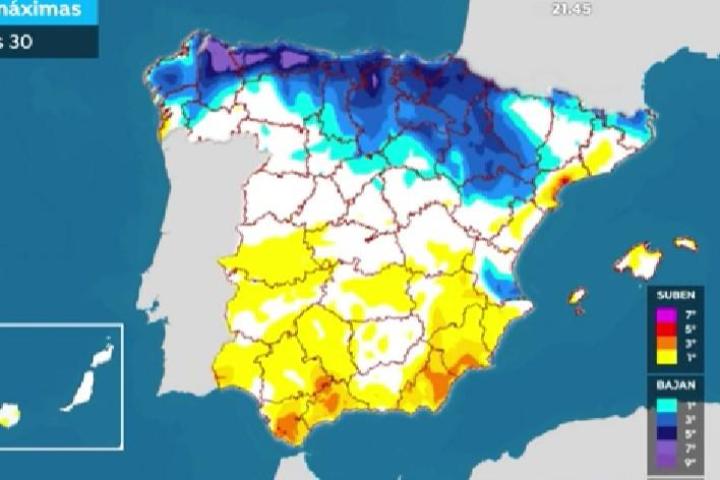 Roberto Brasero, dando 'el tiempo' en Antena 3