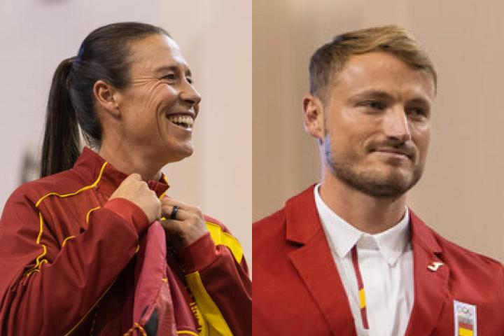 La regatista Tàmara Echegoyen y el piragüista Marcus Cooper, abanderados de España en los Juegos Olímpicos (JJOO) de París 2024.