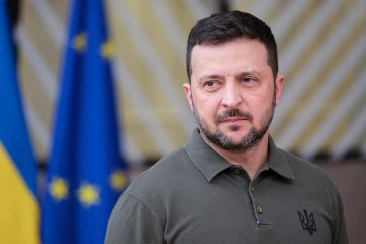 El presidente de Ucrania, Volodímir Zelenski, en una imagen de archivo