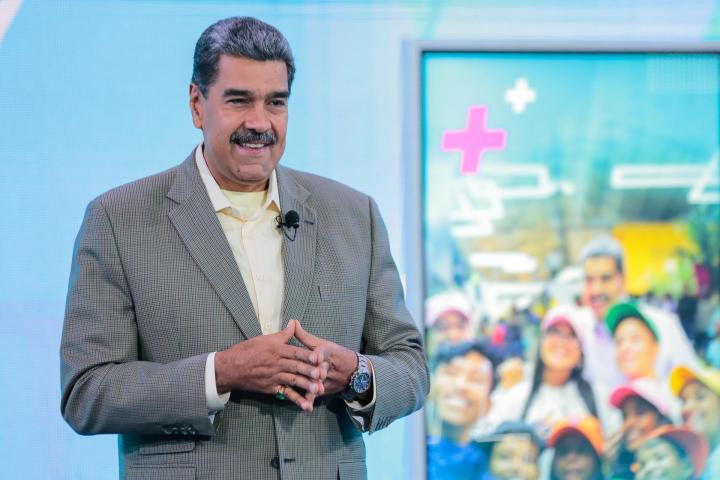 Nicolás Maduro, durante su programa de televisión 'Con Maduro +'