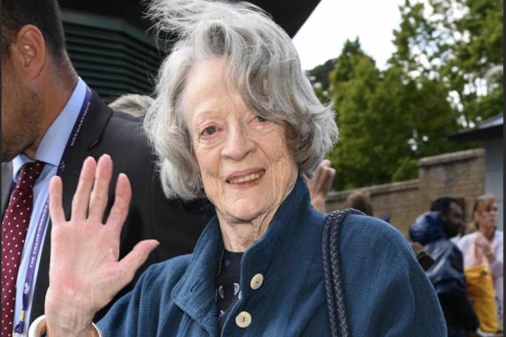 Una de las últimas apariciones públicas de Dame Maggie Smith fue en el campeonato de tenis de Wimbledon en julio de 2023.