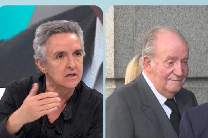 Foto de archivo de Ramoncín hablando de Juan Carlos I