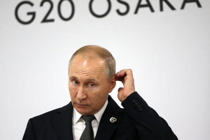 El presidente de Rusia, Vladimir Putin, en una rueda de prensa reciente.