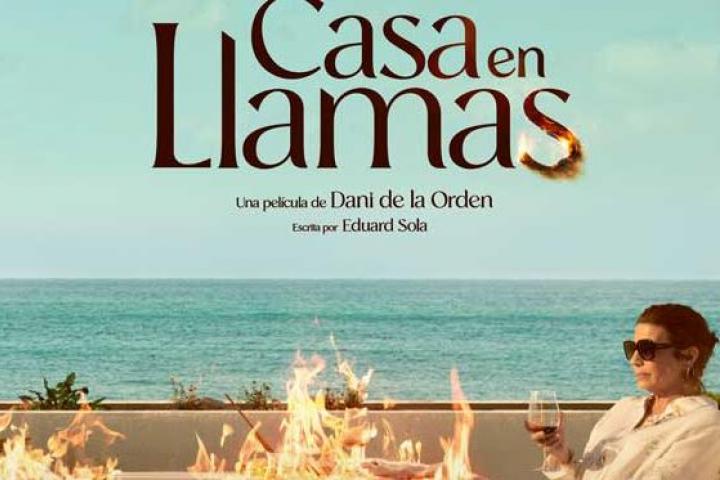 Cartel de 'Casa en llamas'.