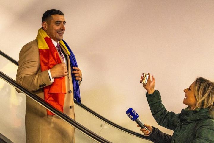 El líder del partido ultra Alianza para la Unión de los Rumanos, George Simion, la formación que más ha crecido en las presidenciales en Rumanía.