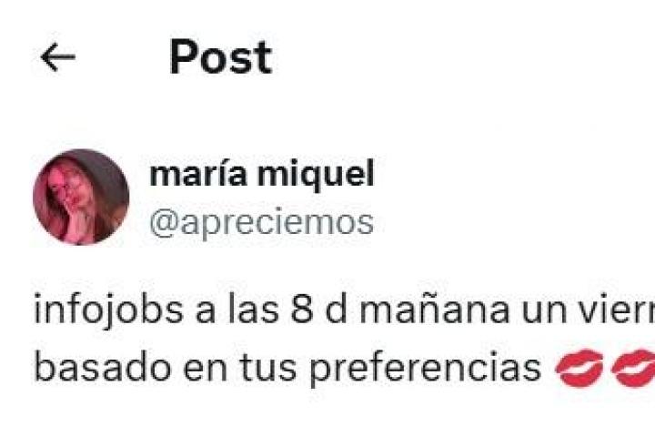 El tuit de @apreciemos en la red social X