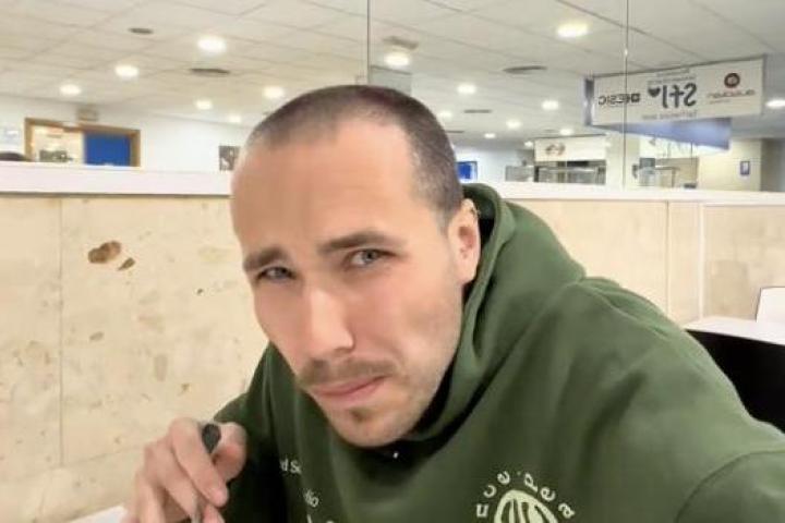 Jacoveo, en un momento de su vídeo.