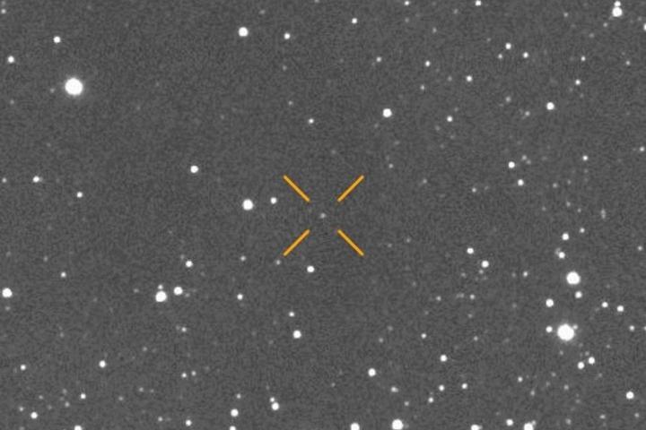 Imagen de 3I/ATLAS distribuida por el Instituto de Astrofísica de Canarias desde el Teide.