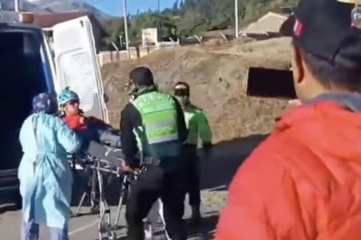 Uno de los montañistas españoles rescatados en Perú