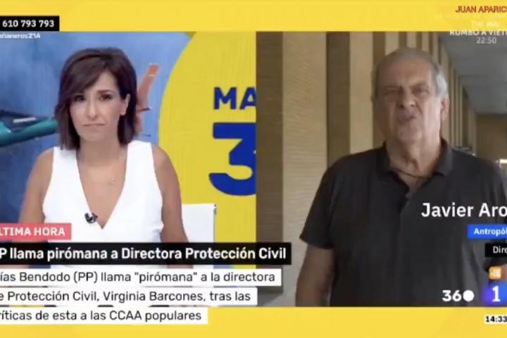 El analista Javier Aroca, durante su intervención en Mañaneros