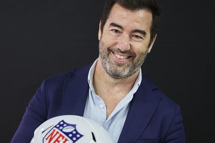 Rafael de los Santos Navarro, new General Manager of NFL in Spain.
NFL Spain Partner Day on Thursday, Sept. 18, 2025 in Madrid. (Manuel Reino/AP Content Services for the NFL)