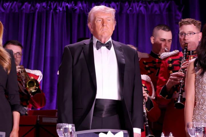 Donald Trump, en la cena de corresponsales de la Casa Blanca.