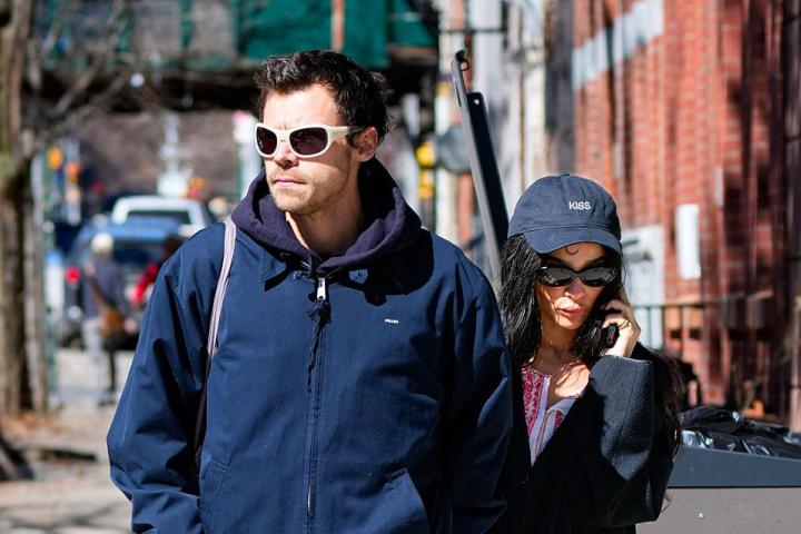 Harry Styles y Zoë Kravitz el pasado mes de marzo en Nueva York.