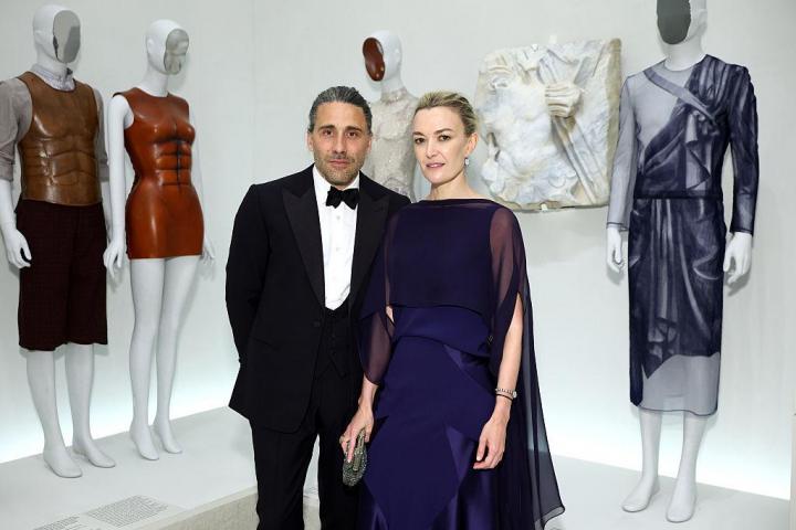 Carlos Torretta y Marta Ortega Pérez asisten a la Gala del Met 2026, en el Museo Metropolitano de Arte el 4 de mayo de 2026 en la ciudad de Nueva York.