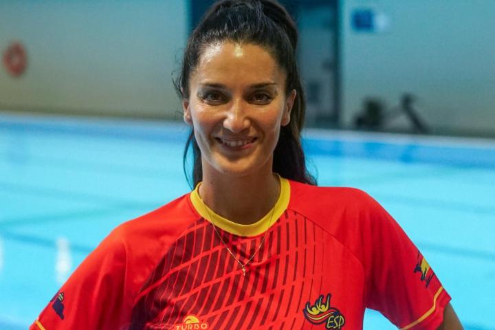 La seleccionadora española de natación artística, Andrea Fuentes.