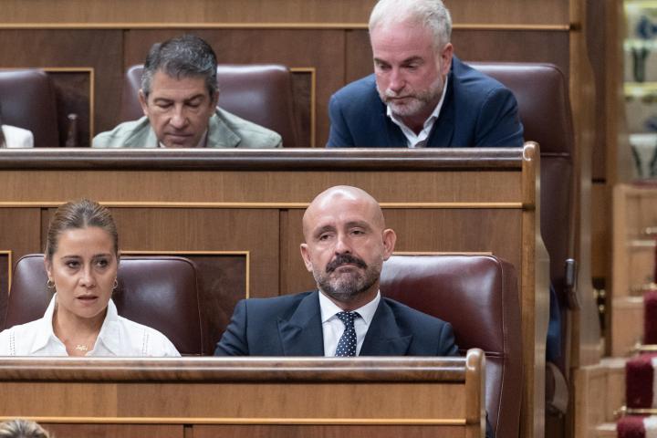 Jaime de los Santos, del PP, en el Congreso este jueves.