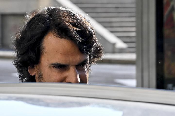 El empresario Alberto González Amador, pareja de la presidenta de Madrid, a su salida de los juzgados de Plaza Castilla en Madrid.