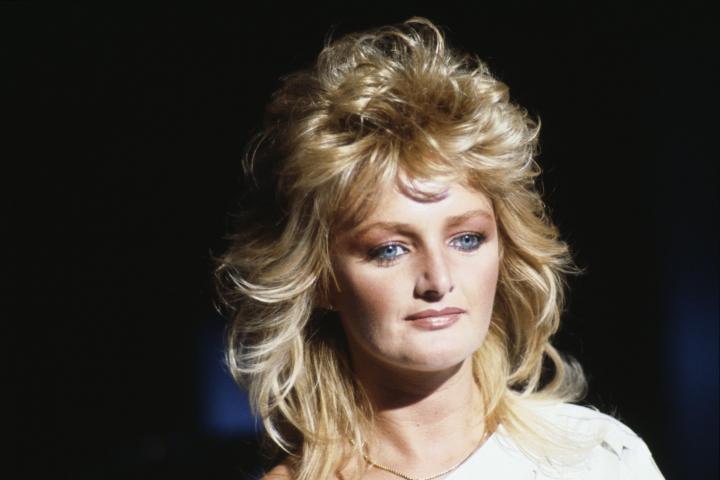 La cantante Bonnie Tyler en una imagen de 1984.