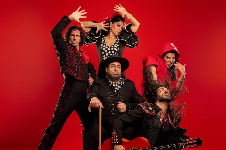 Posado del elenco de 'Flamenc Oh!!'