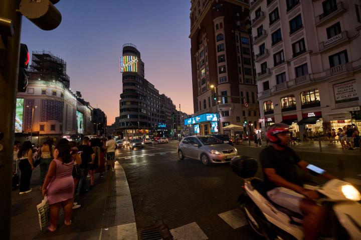 Gran Vía de Madrid.