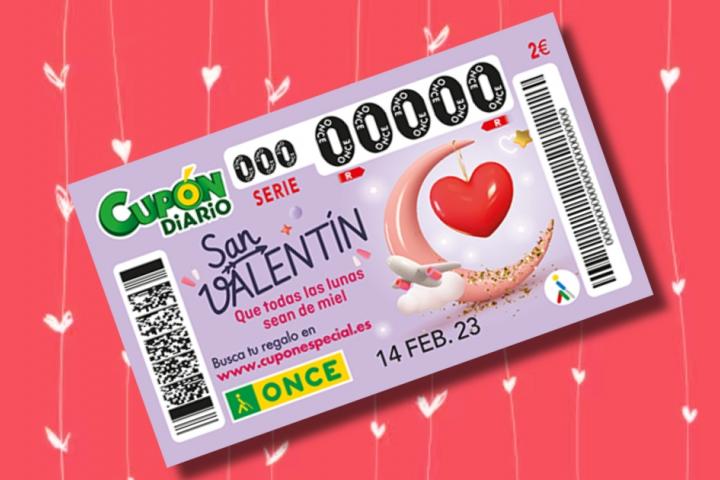 Cupón Diario de San Valentín de la ONCE 2023Cupón Diario de San Valentín de la ONCE 2023Cupón Diario de San Valentín de la ONCE 2023Cupón Diario de San Valentín de la ONCE 2023