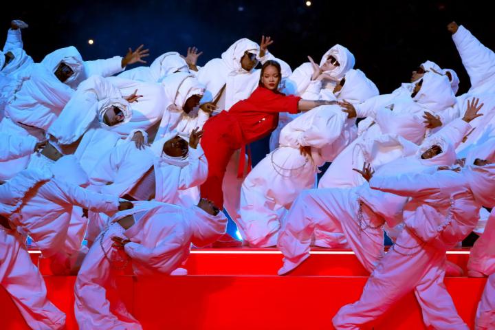 Rihanna en la final de la Super Bowl 2023