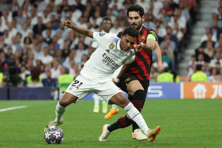 Uno de los instantes del Real Madrid - Manchester City