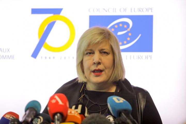 La comisaria de Derechos Humanos del Consejo de Europa, la bosnia Dunja Mijatovic, en una imagen de archivo.
