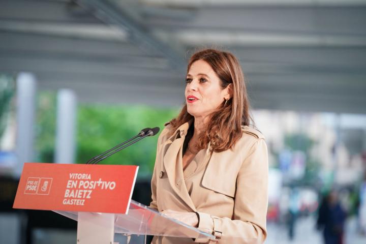 Maider Etxeberria, alcaldesa de Vitoria, en una imagen de archivo.