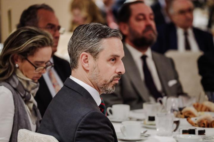 Juan Bravo Baena, en un desayuno informativo