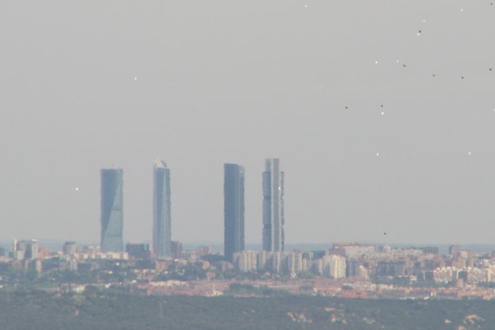 Imagen de archivo de las cuatro torres de Madrid.