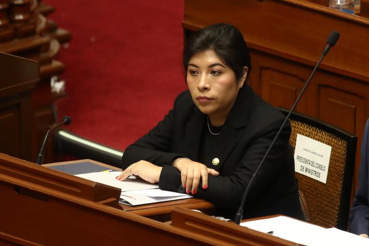 La ex primera ministra de Perú Betssy Chávez