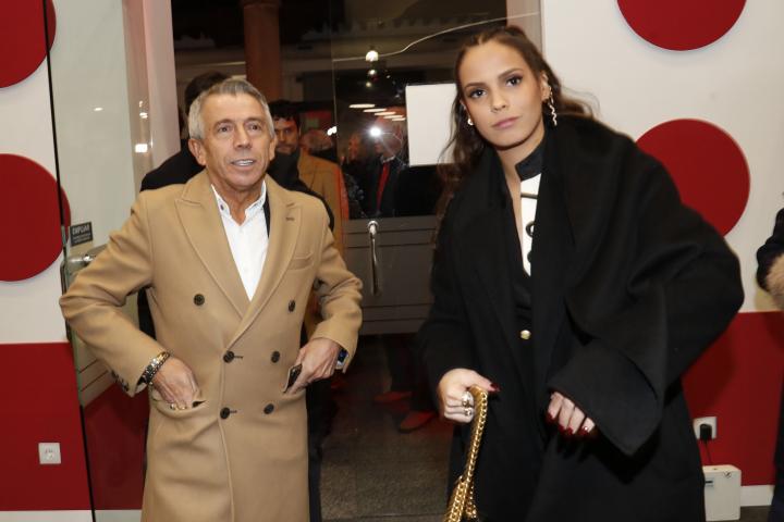 José Luis López 'el Turronero', junto a Gloria Camila, en la inauguración del museo José Ortega Cano en San Sebastián de los Reyes, en Madrid, el 19 de enero de 2023.
