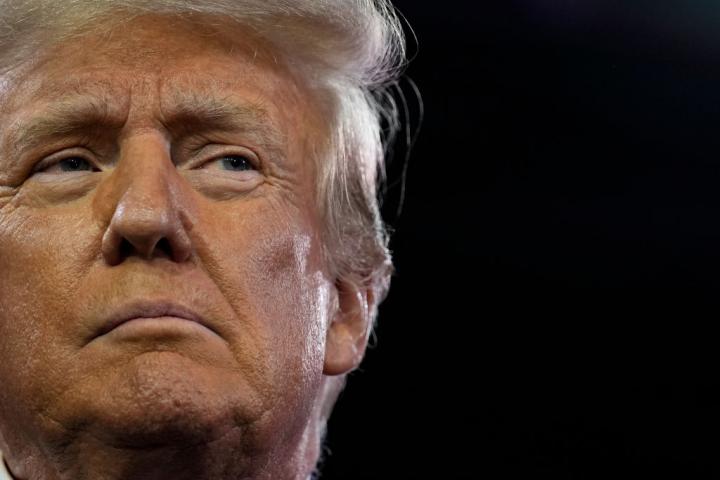 Donald Trump, retratado en un acto de su campaña rumbo a la Casa Blanca.