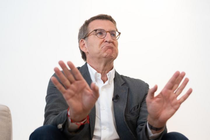 Núñez Feijóo, en una entrevista