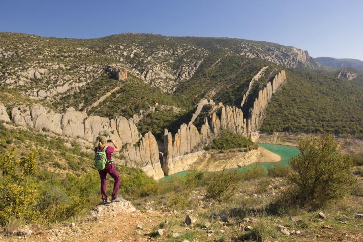 Vista panorámica de la Muralla China de Finestres.
