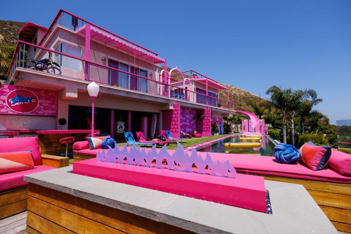 La mansión de Barbie en Malibú.