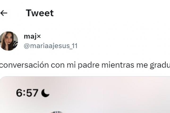 El mensaje compartido en Twitter por @mariaajesus_11