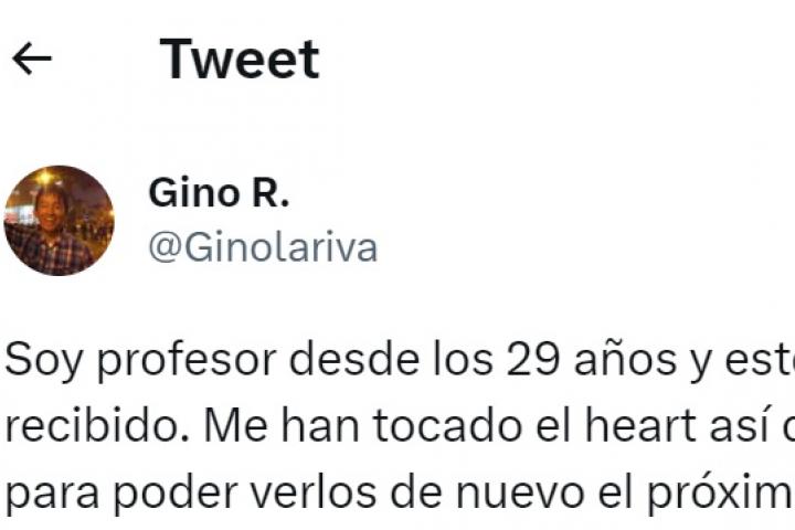 El tuit de @ginolariva