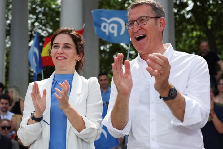 Foto de archivo de Isabel Díaz Ayuso y Alberto Núñez Feijóo